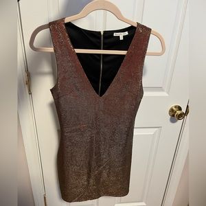 Charlotte Russe Gold Shimmer Dress!